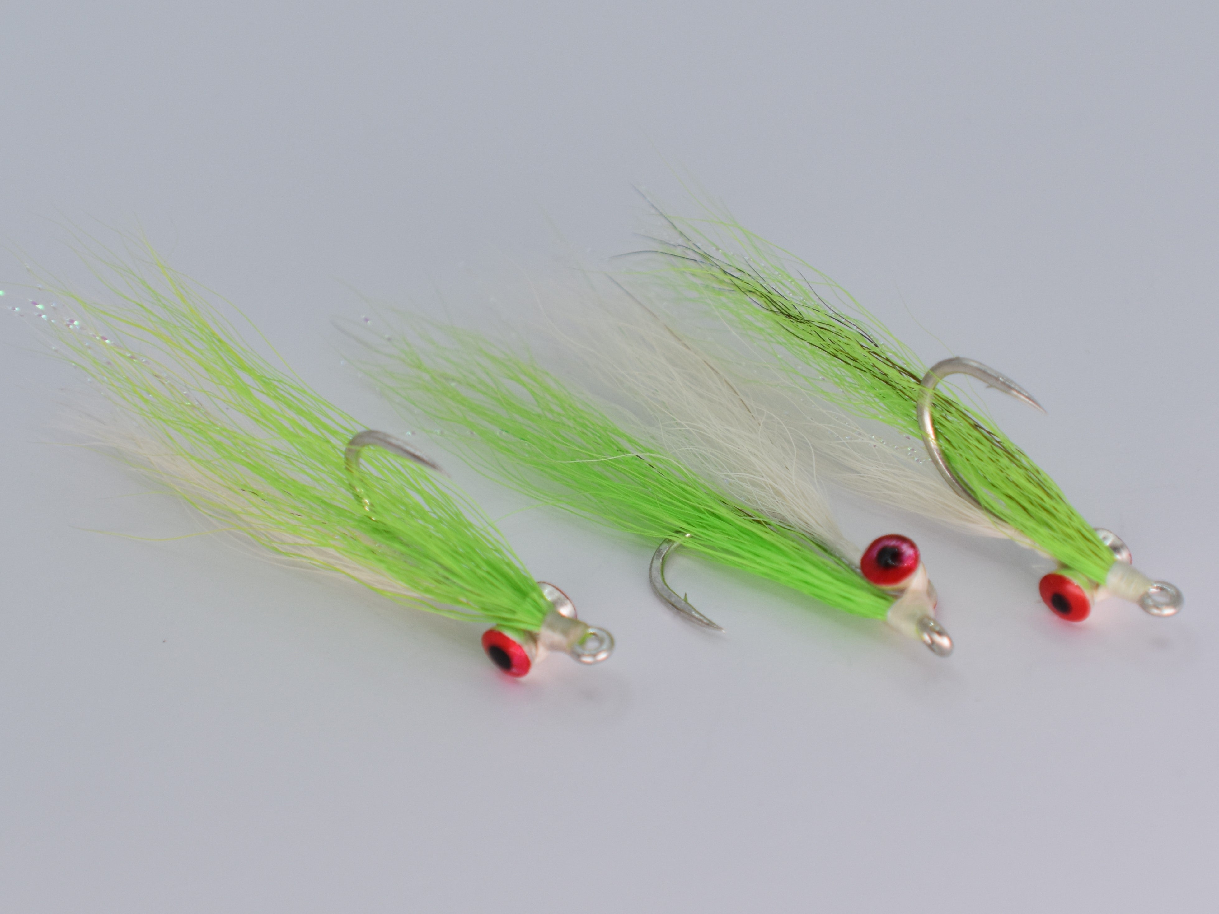 dna fishing lures Conehead Minnow Irresistible Little Trout (3 Pack) NEW model Clouser Deep Minnow Chartreuse (3