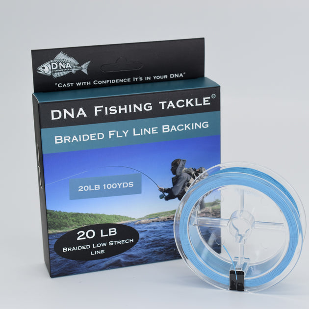 Braided Fly Line Backing 20LB 100YDS (B) - DNA FISHING TACKLE