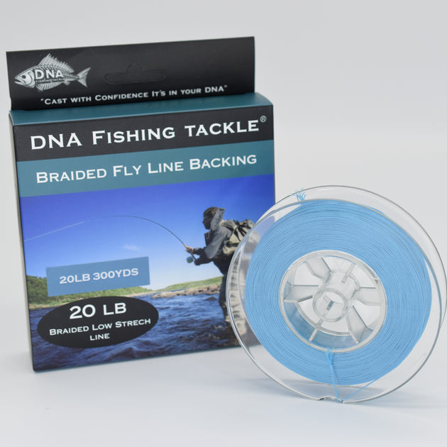 Braided Fly Line Backing 20LB 300YDS - DNA FISHING TACKLE