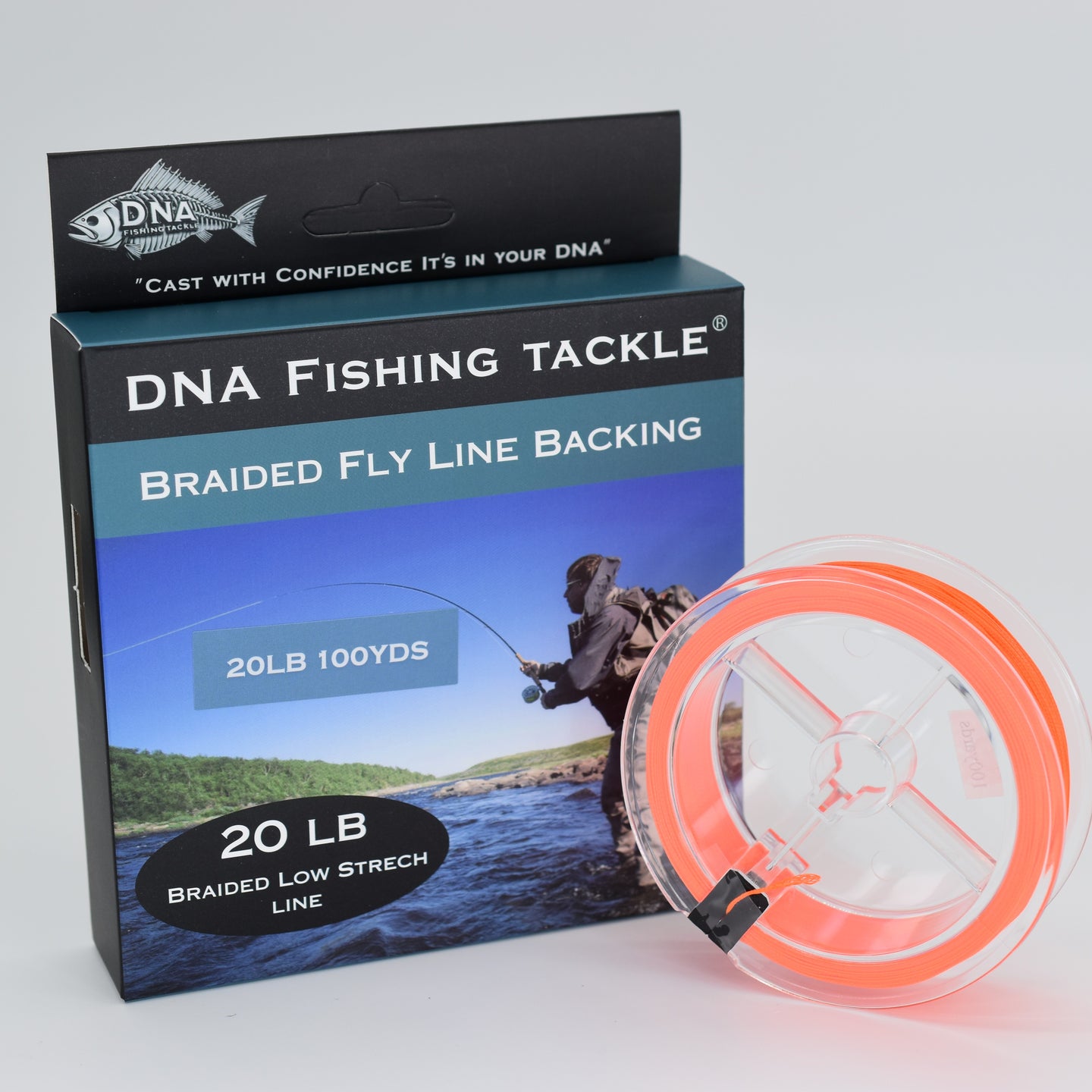 Braided Fly Line Backing 20LB 100YDS (B) - DNA FISHING TACKLE