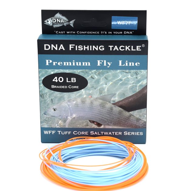 Tuff Core Premium Series Fly Line WFF  40lb Saltwater - DNA FISHING TACKLE