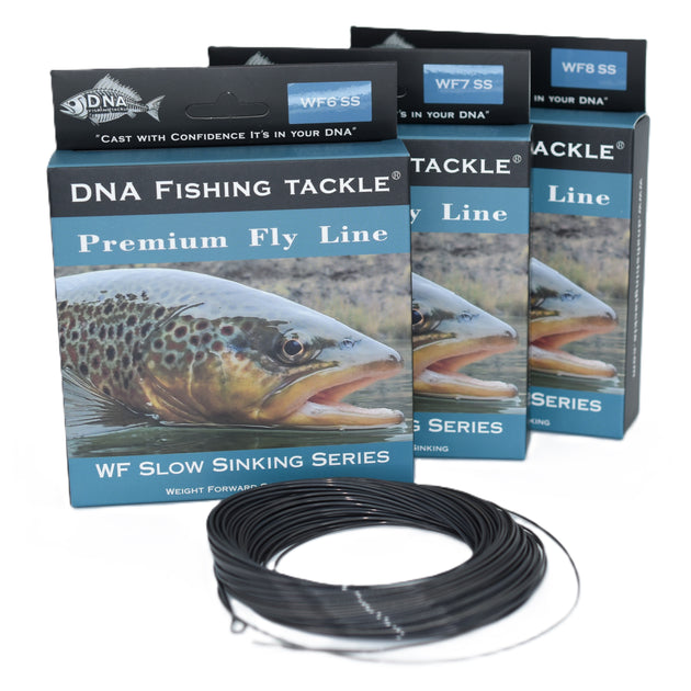 Premium Series Fly Line WF Slow Sinking - DNA FISHING TACKLE