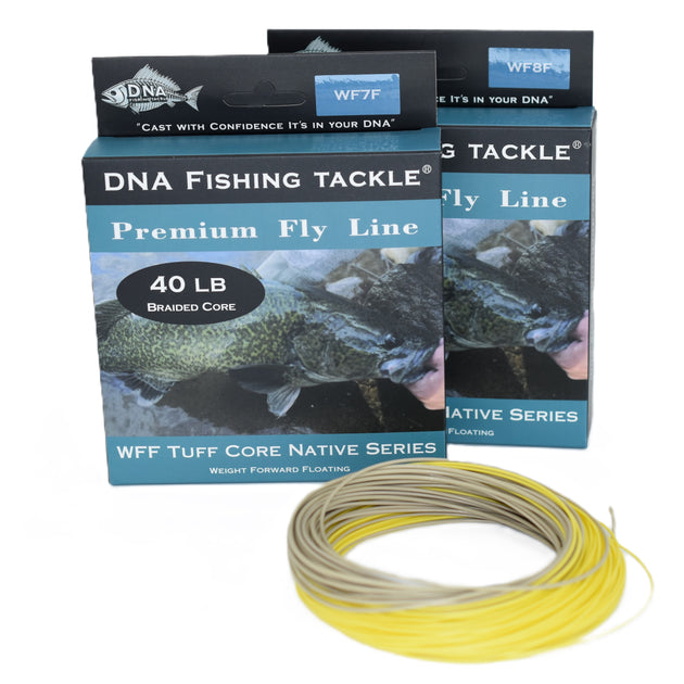 Tuff Core Premium Series Fly Line WFF  40lb Native - DNA FISHING TACKLE