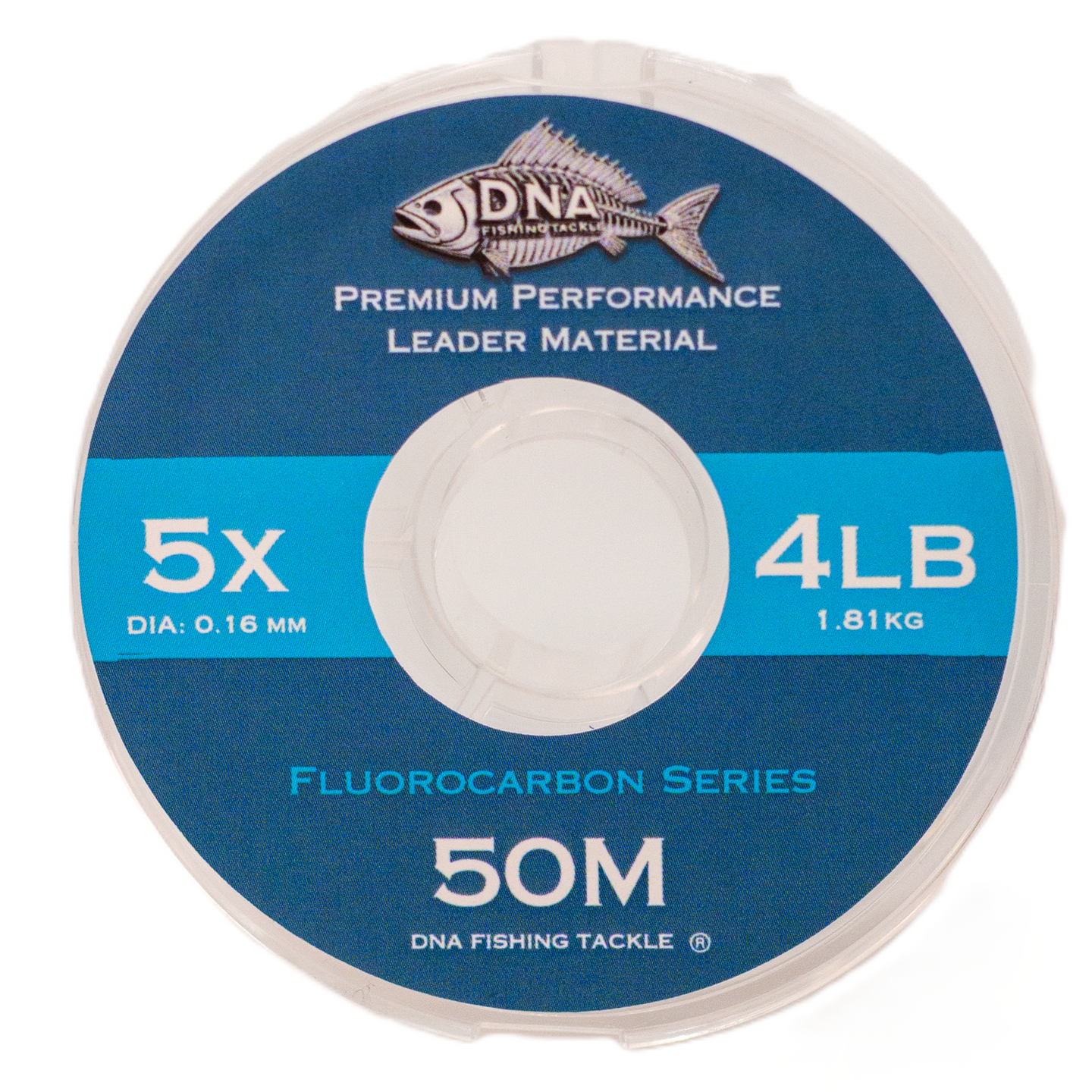 Fluorocarbon Tippet Material Clear 50 Metres - DNA FISHING TACKLE