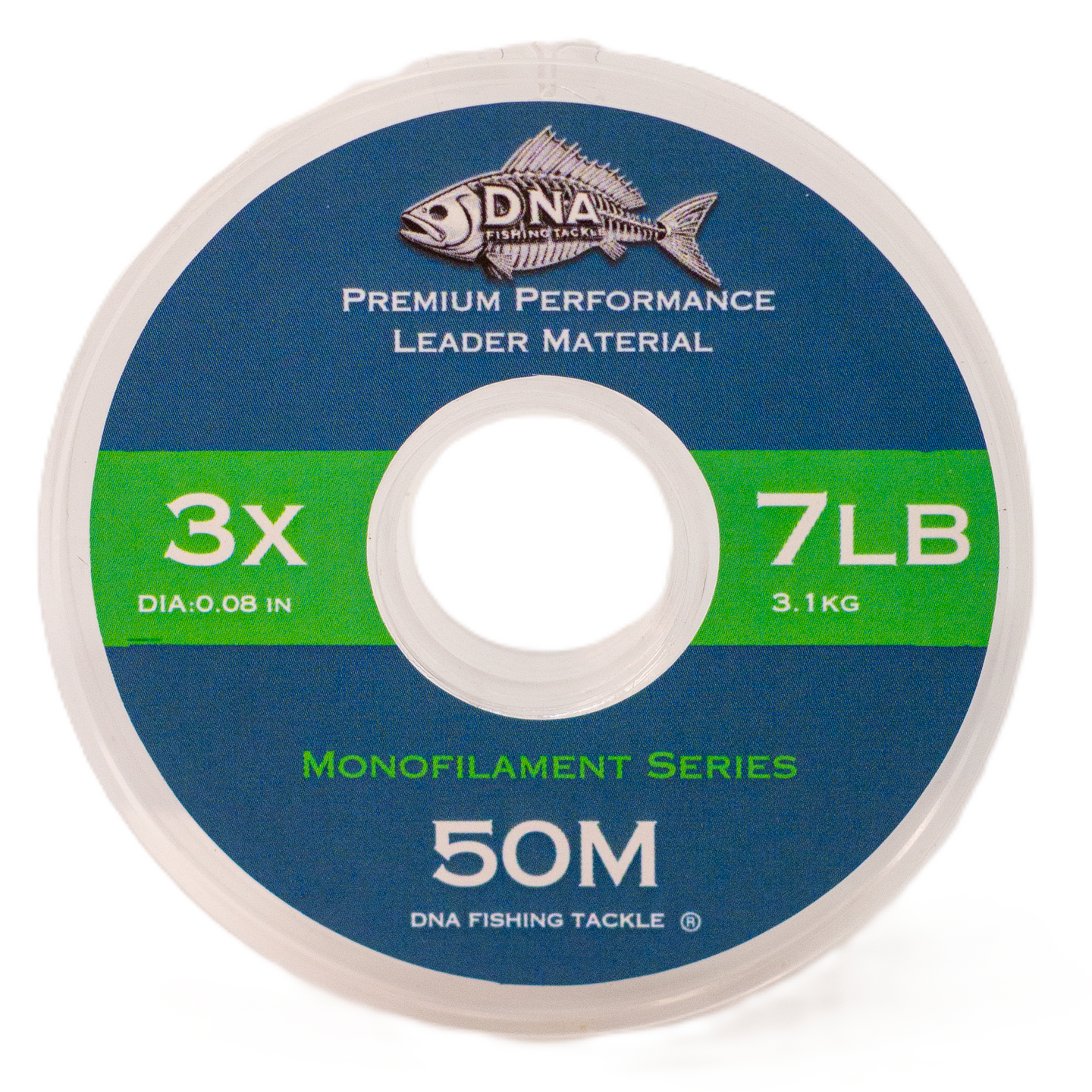 Monofilament Tippet Material 50 Metres - DNA FISHING TACKLE