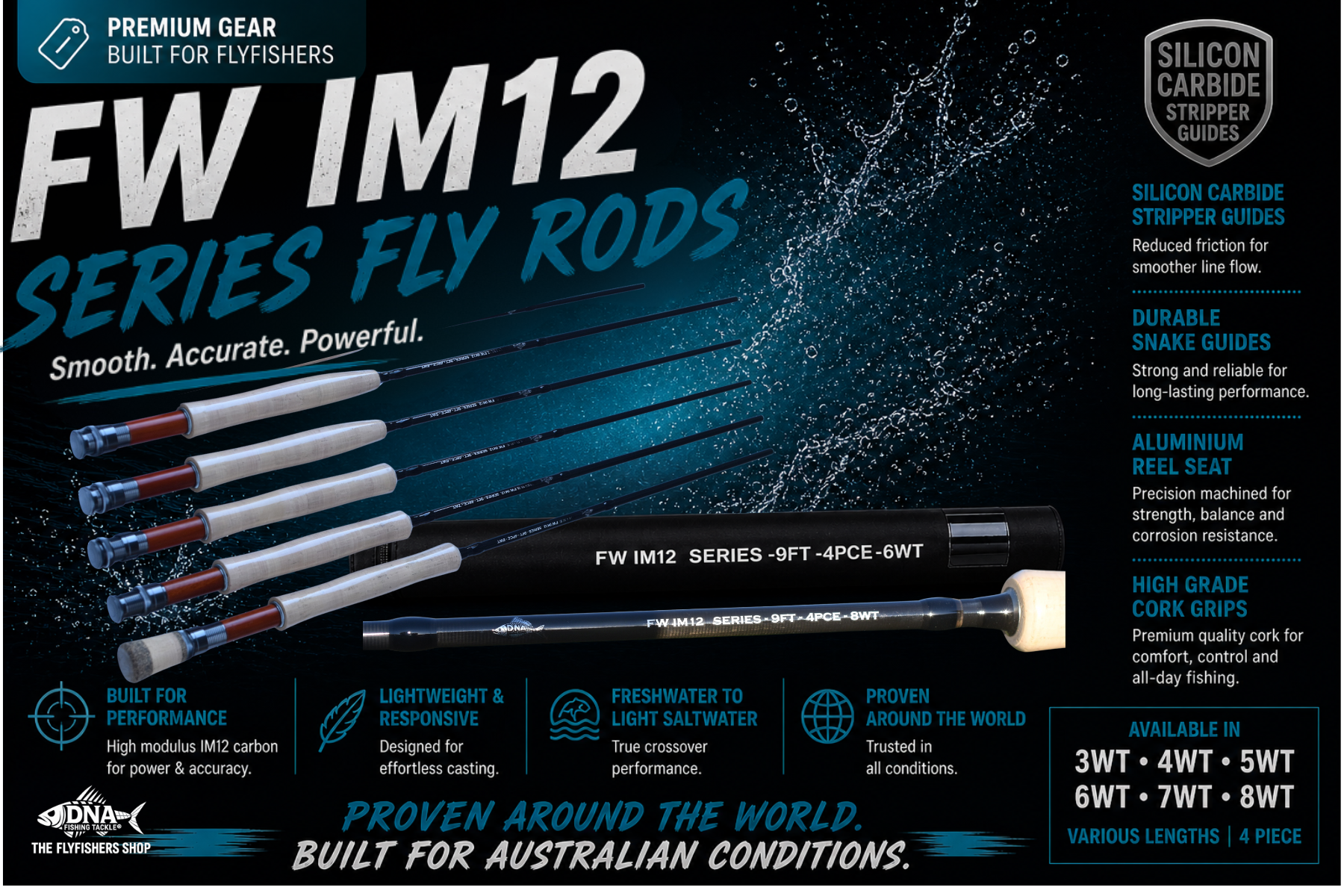 FW IM12 Series Fly Rods
