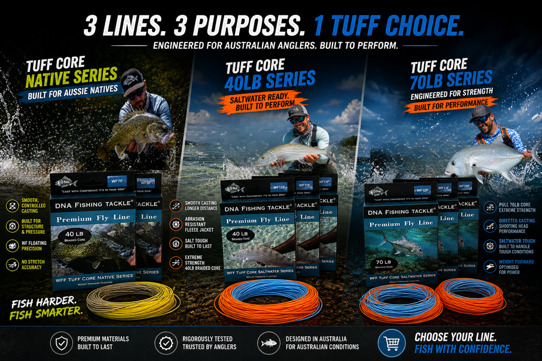 Fly Line Core Tuff Core Series Fly Lines – DNA FISHING TACKLE