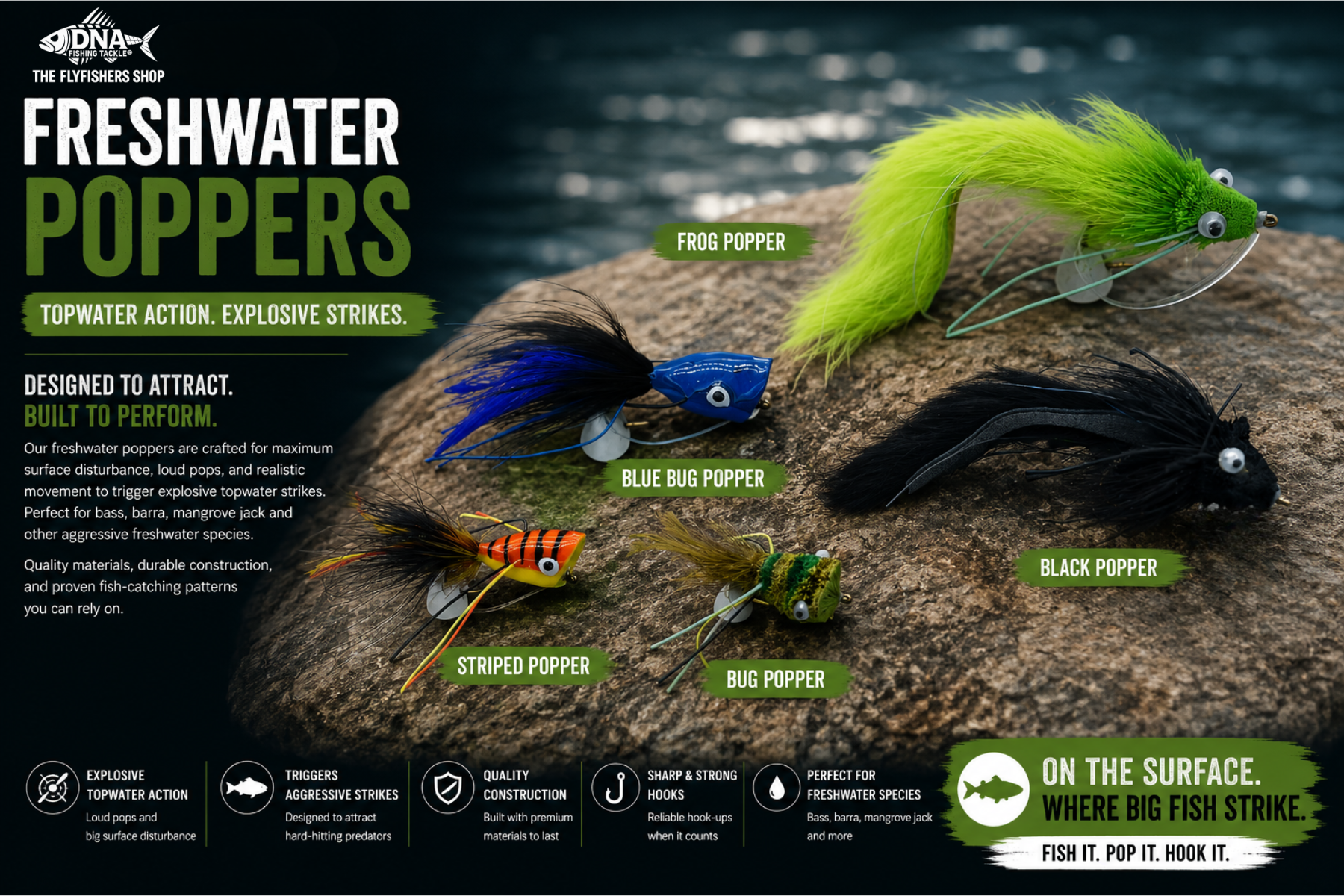 Freshwater Poppers