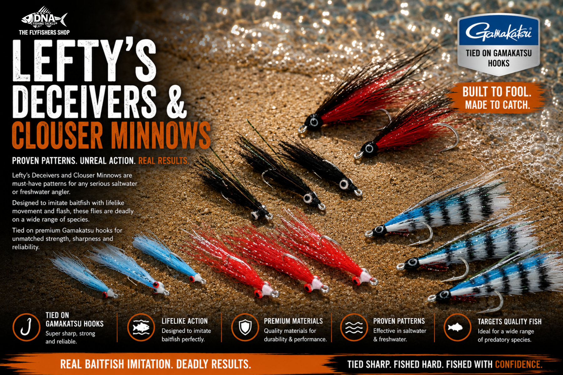 Lefty's Deceivers & Clouser Minnows