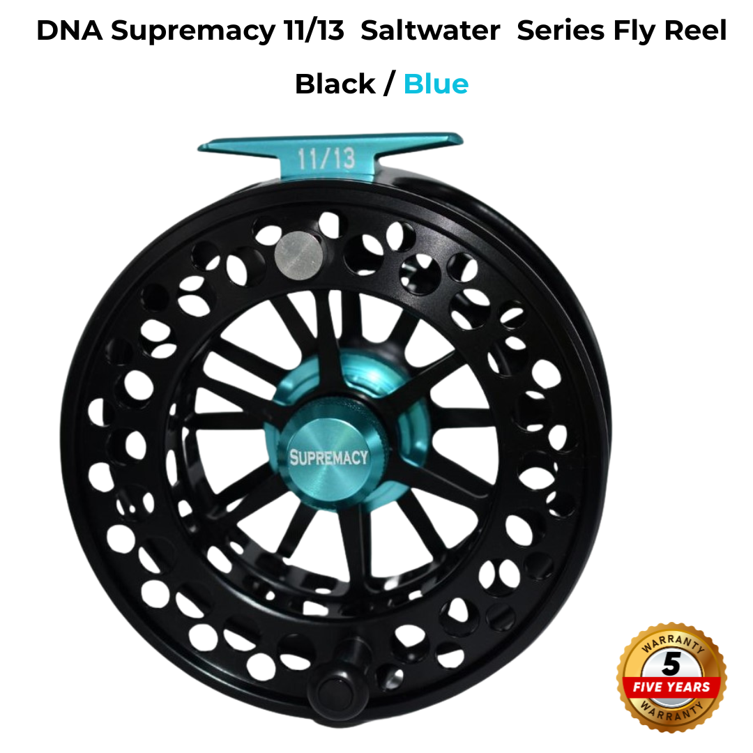 Supremacy Series - Reel Size 11-13 Black Blue