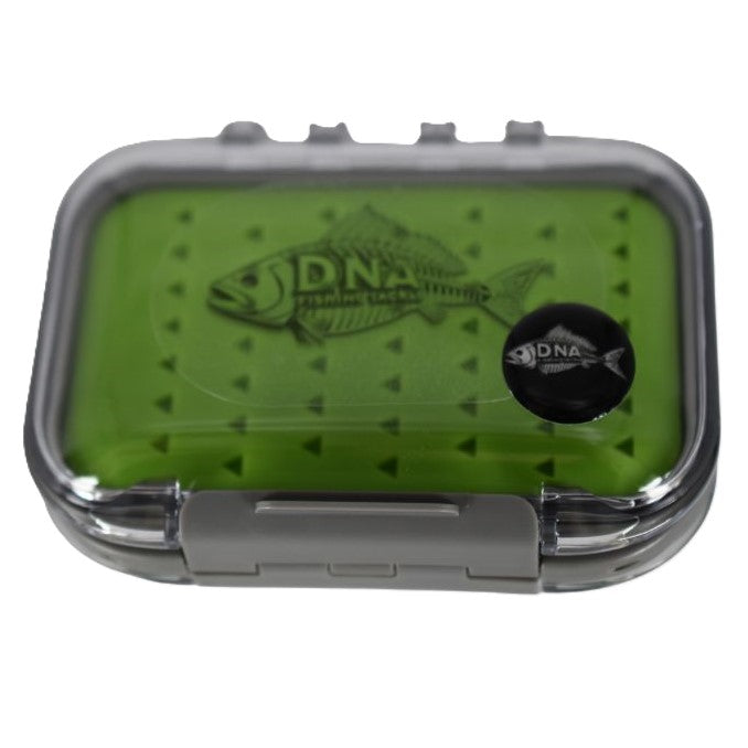 Model FB05 Small Silicone Freshwater Waterproof Double Sided Fly Box - DNA FISHING TACKLE