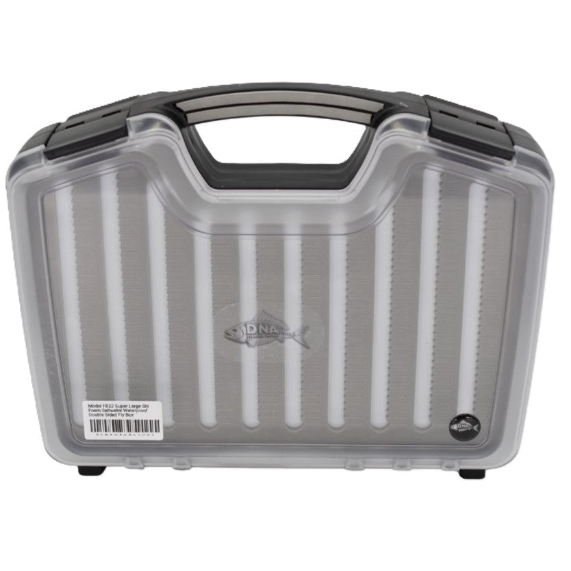 Model FB22 Super Large Slit Foam Saltwater Waterproof Double Sided Fly Box - DNA FISHING TACKLE