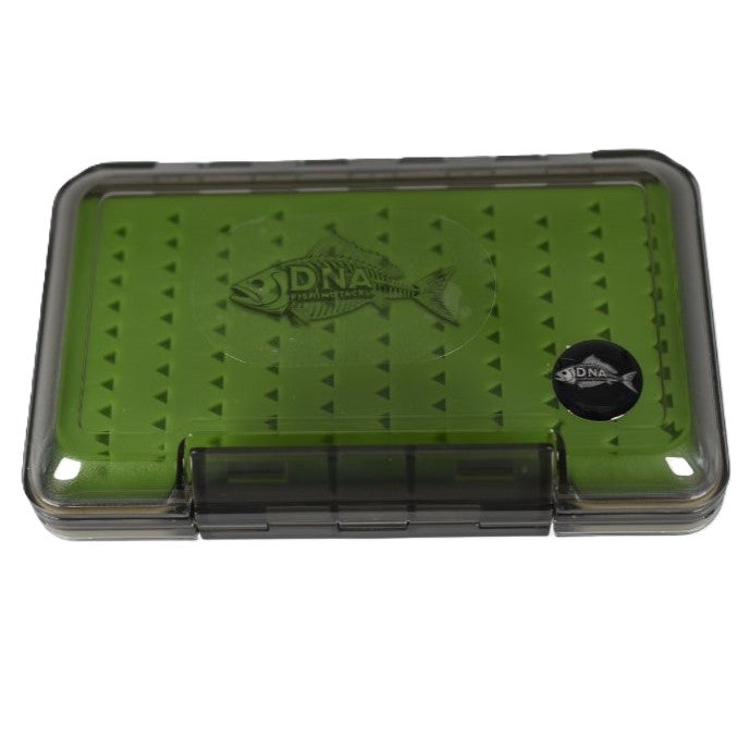 Model FB01 X Large Silicone Freshwater Waterproof Double Sided Fly Box - DNA FISHING TACKLE