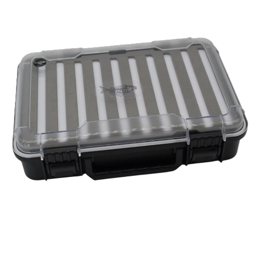 Model FB26 Super Large Slit Foam Saltwater Waterproof 3 Layer Fly Box - DNA FISHING TACKLE