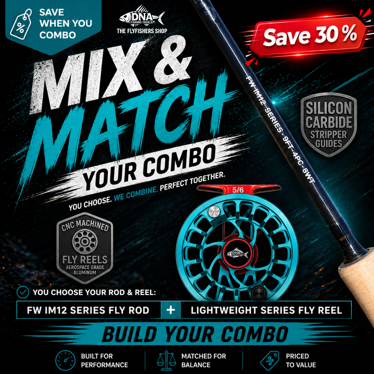 Mix & Match FW IM12 Fly Rod & Lightweight Fly Reel