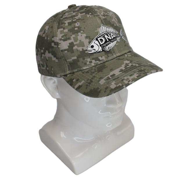 Tactical Camo Fishing Cap (DNA FISH LOGO) - DNA FISHING TACKLE