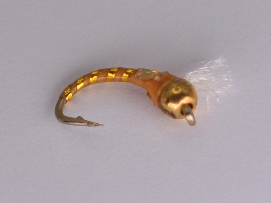 3D Glass Epoxy Bead Head Nymph Gold (3 Pack) - DNA FISHING TACKLE