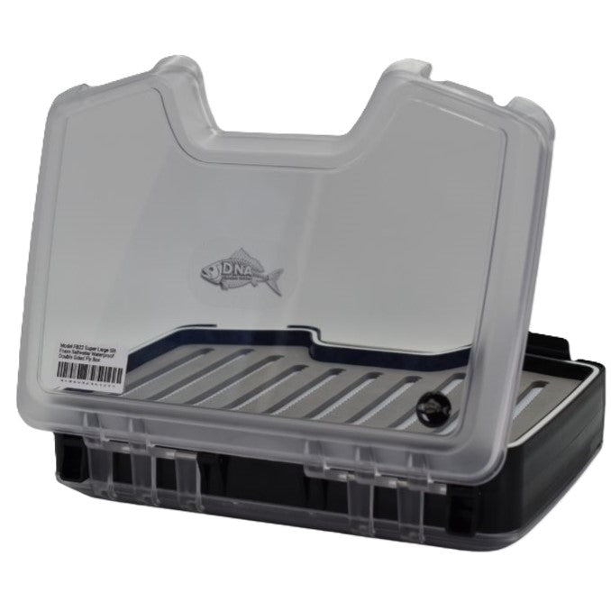 Model FB22 Super Large Slit Foam Saltwater Waterproof Double Sided Fly Box - DNA FISHING TACKLE