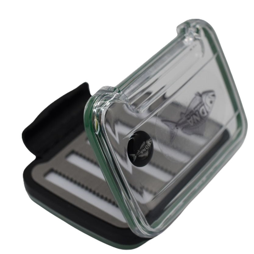 Model FB09 Slit Foam Small Freshwater Waterproof Double Sided Fly Box - DNA FISHING TACKLE