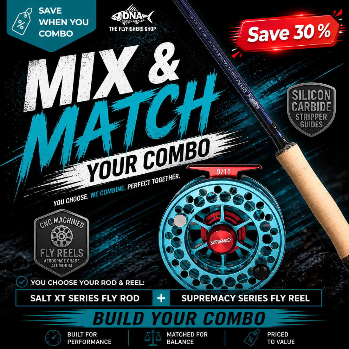 Mix & Match Salt Xt Fly Rod & Supremacy Fly Reel