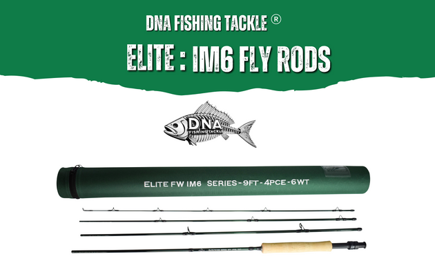 Elite IM6 FW Series Fly Rod - 9" - Line Weight 6 - DNA FISHING TACKLE