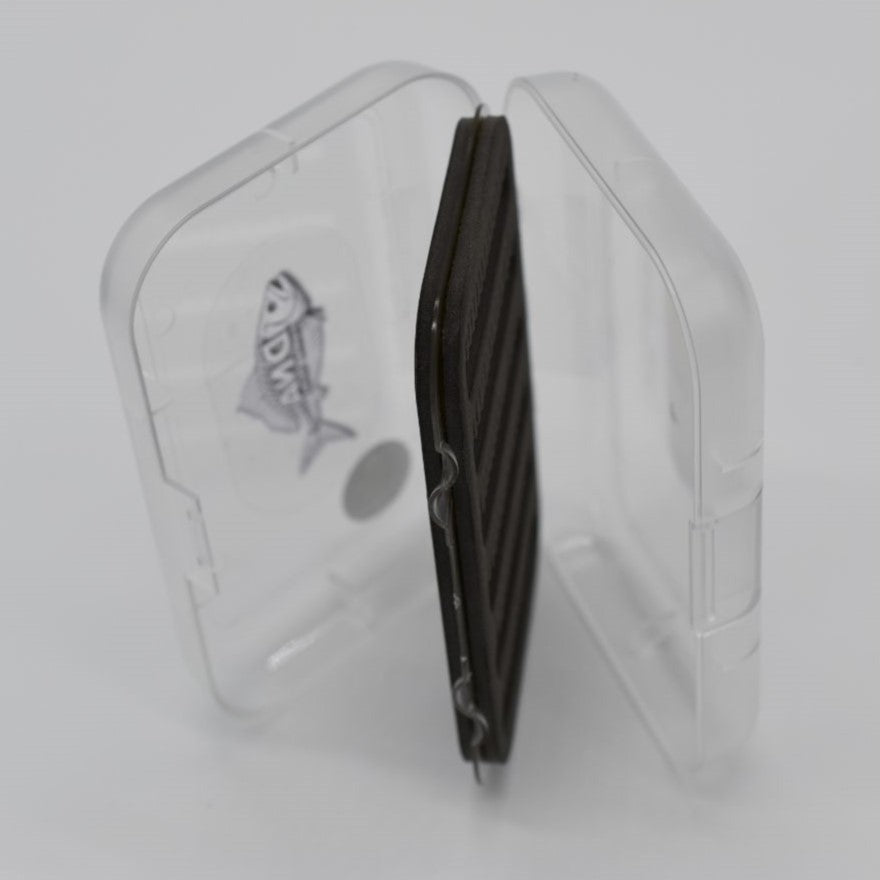Model FB18 Small Slit Foam Freshwater Double Sided Fly Box (NOT WATERPROOF) - DNA FISHING TACKLE