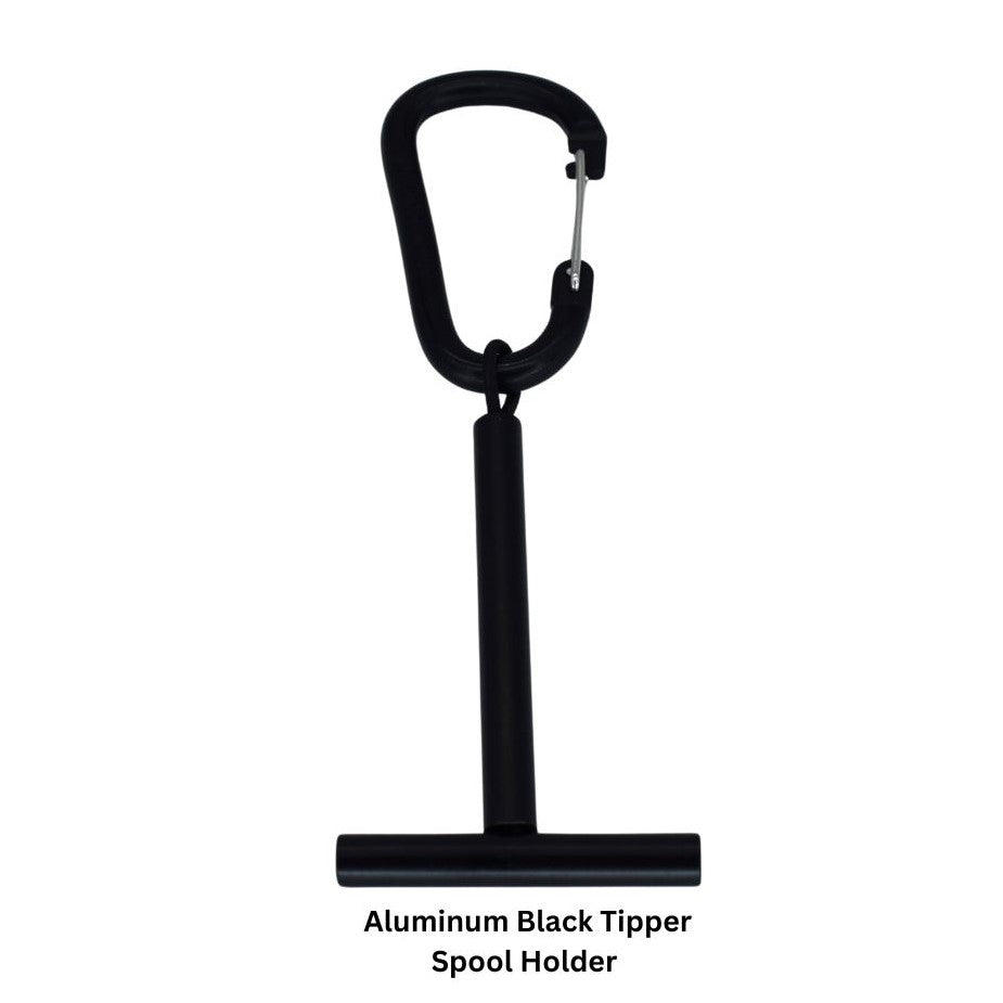 Tippet Spool Holder Aluminium Black - DNA FISHING TACKLE