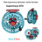 Supremacy Series - Reel Size 9-10 Blue Red - DNA FISHING TACKLE
