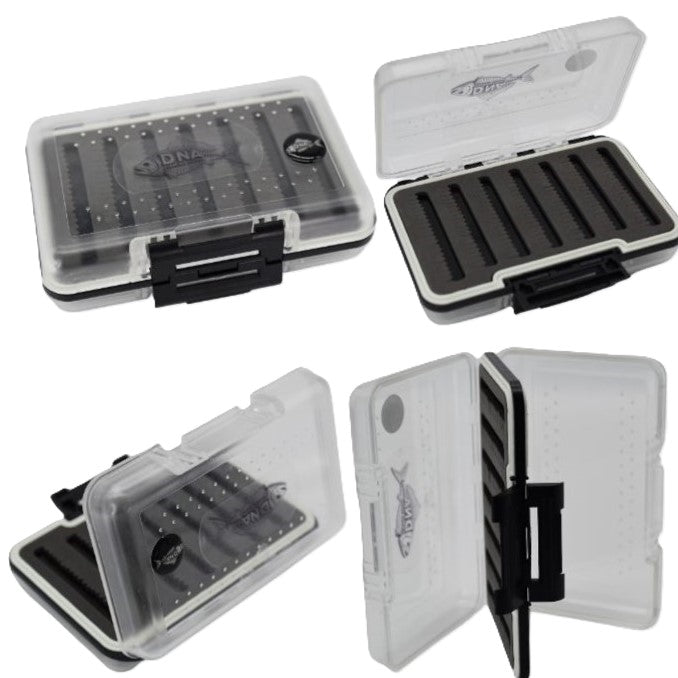 Model FB17 Large Slit Foam Freshwater Double Sided Fly Box - DNA FISHING TACKLE