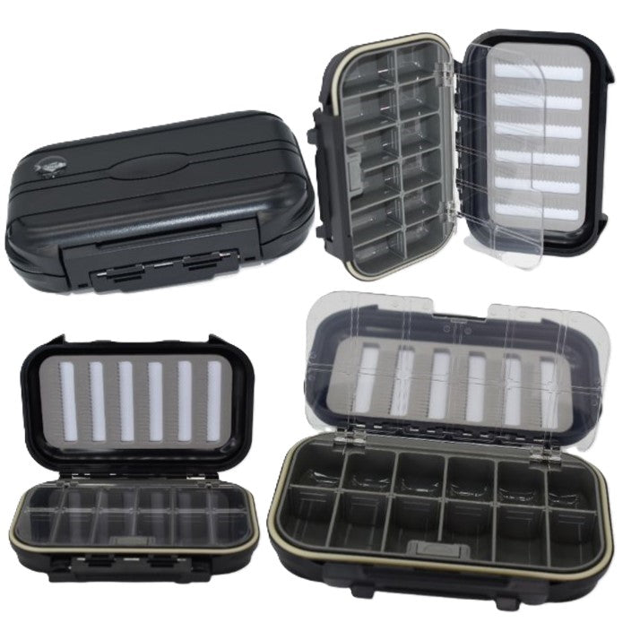 Model FB10 Large Freshwater Compartment / Slit Foam Waterproof Fly Box - DNA FISHING TACKLE