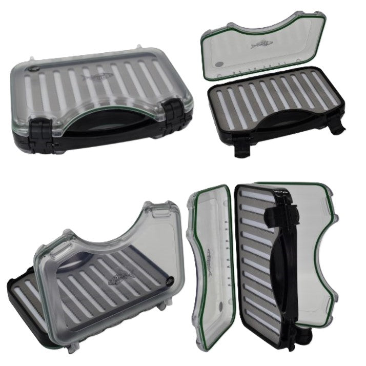 Model FB24 Super Large Slit Foam Saltwater Waterproof Double Sided Fly Box - DNA FISHING TACKLE