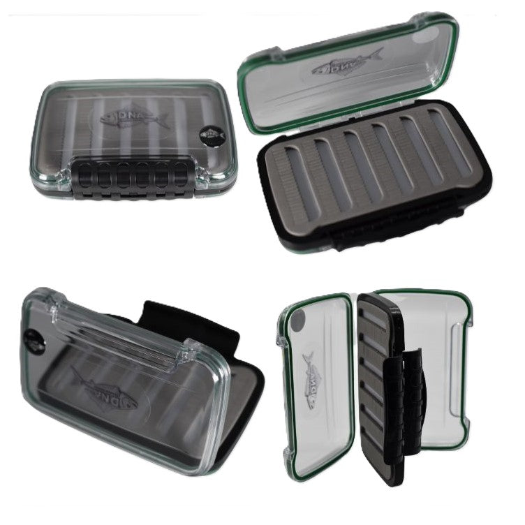 Model FB08 Slit Foam Large Freshwater Waterproof Double Sided Fly Box - DNA FISHING TACKLE