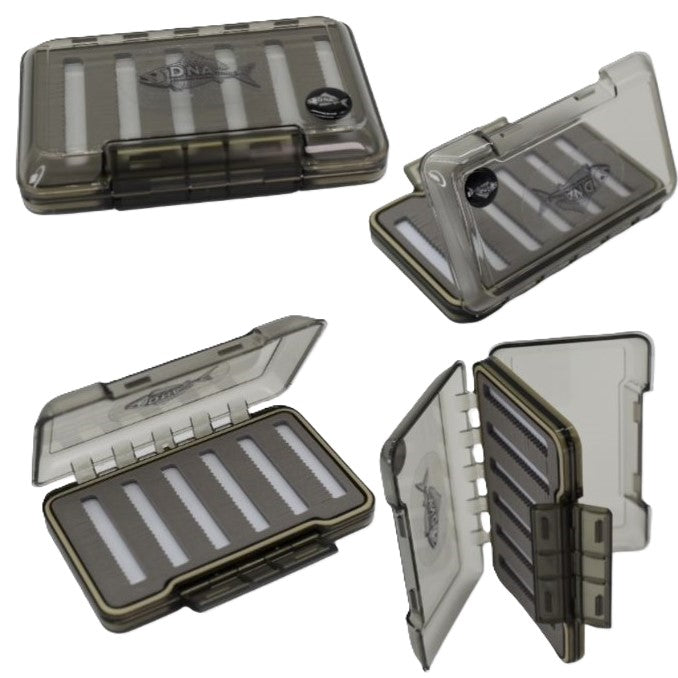 Model FB15 X Large Slit Foam Freshwater Waterproof Double Sided Fly Box - DNA FISHING TACKLE