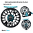 Lightweight Series DNA- 5-6 Reel Size Black Blue - DNA FISHING TACKLE