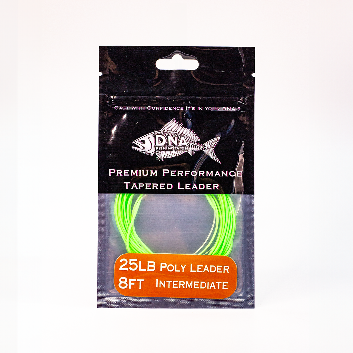 Trout Polyleader 8ft Intermediate Green - DNA FISHING TACKLE