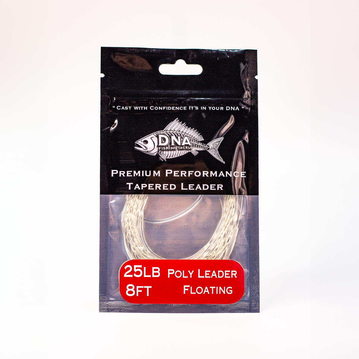 Trout Polyleaders 8ft Floating Clear - DNA FISHING TACKLE