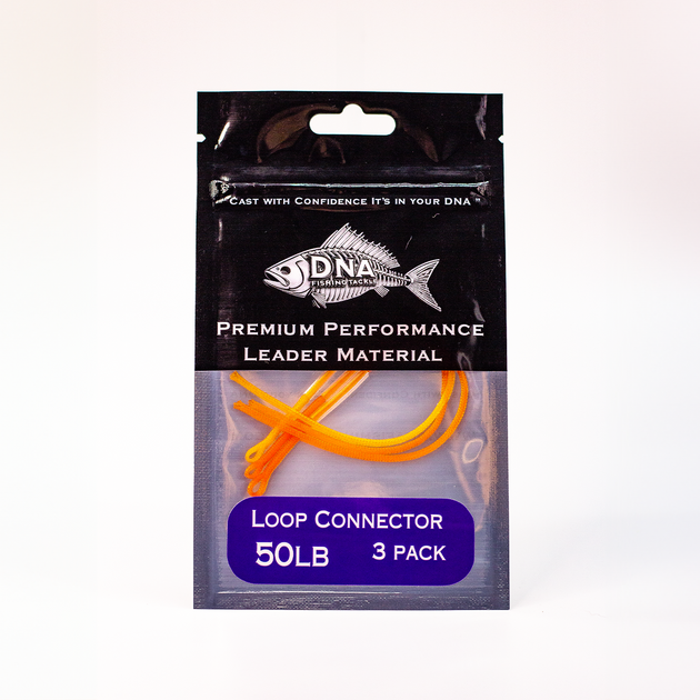 Loops connector 50LB # Orange - DNA FISHING TACKLE