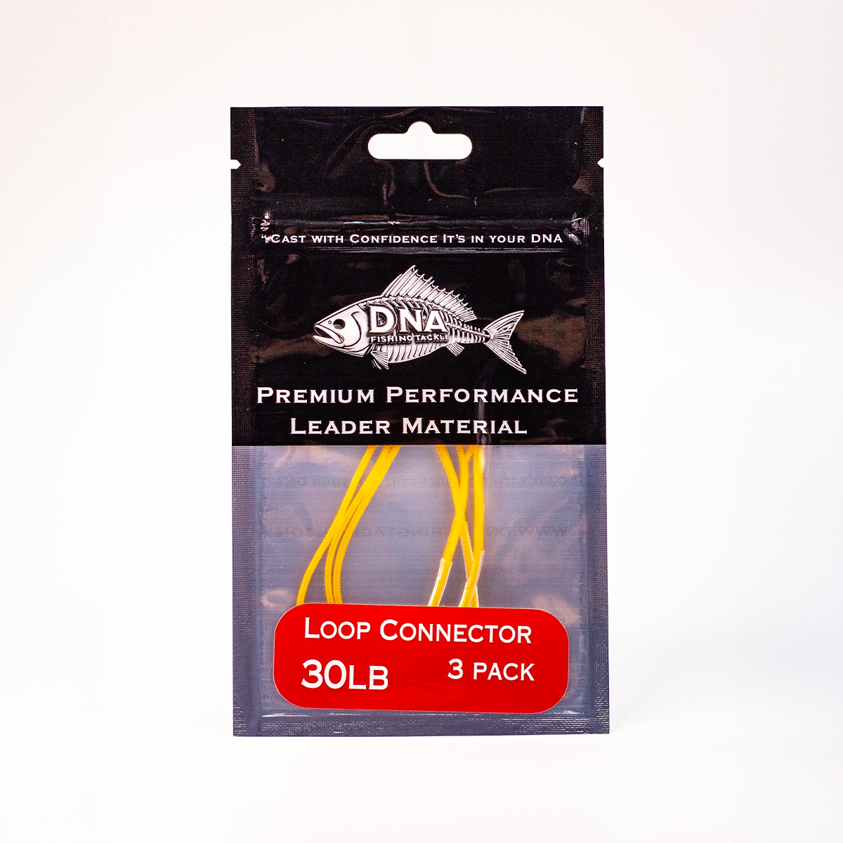 Loops connector 30LB # Orange - DNA FISHING TACKLE