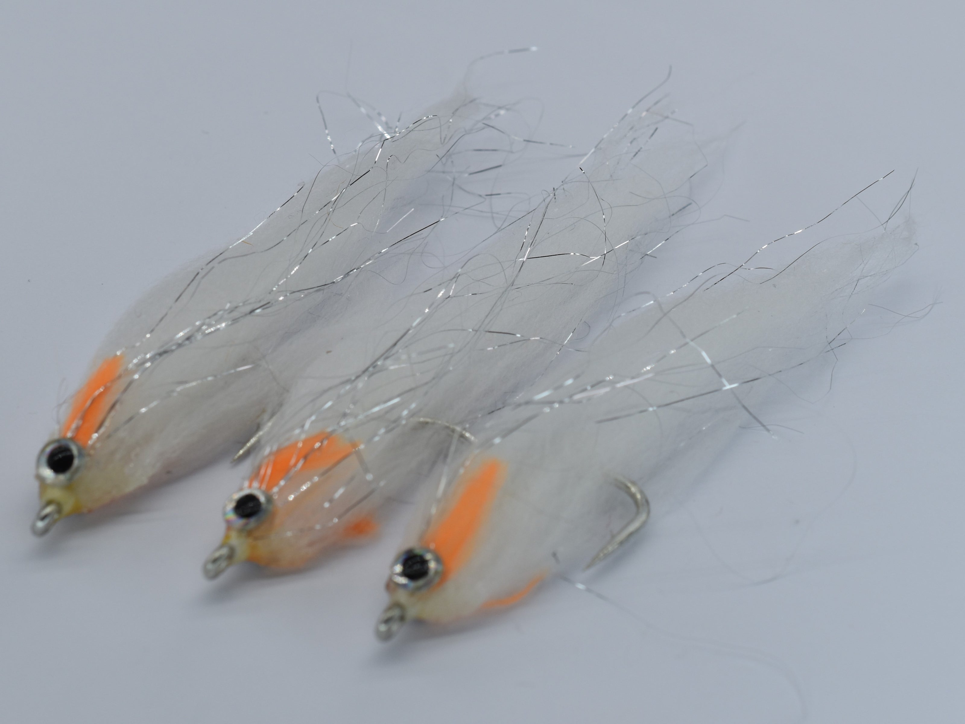 Bait King White Orange (3 Pack) - DNA FISHING TACKLE