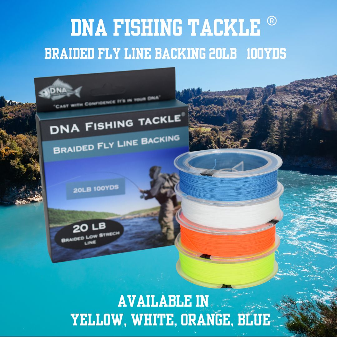 Braided Fly Line Backing 20LB 100YDS