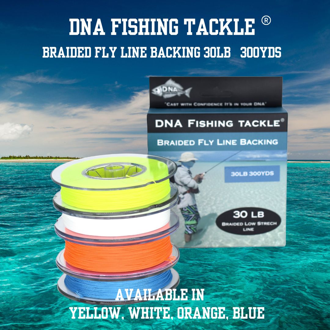 Braided Fly Line Backing 30LB 300YDS