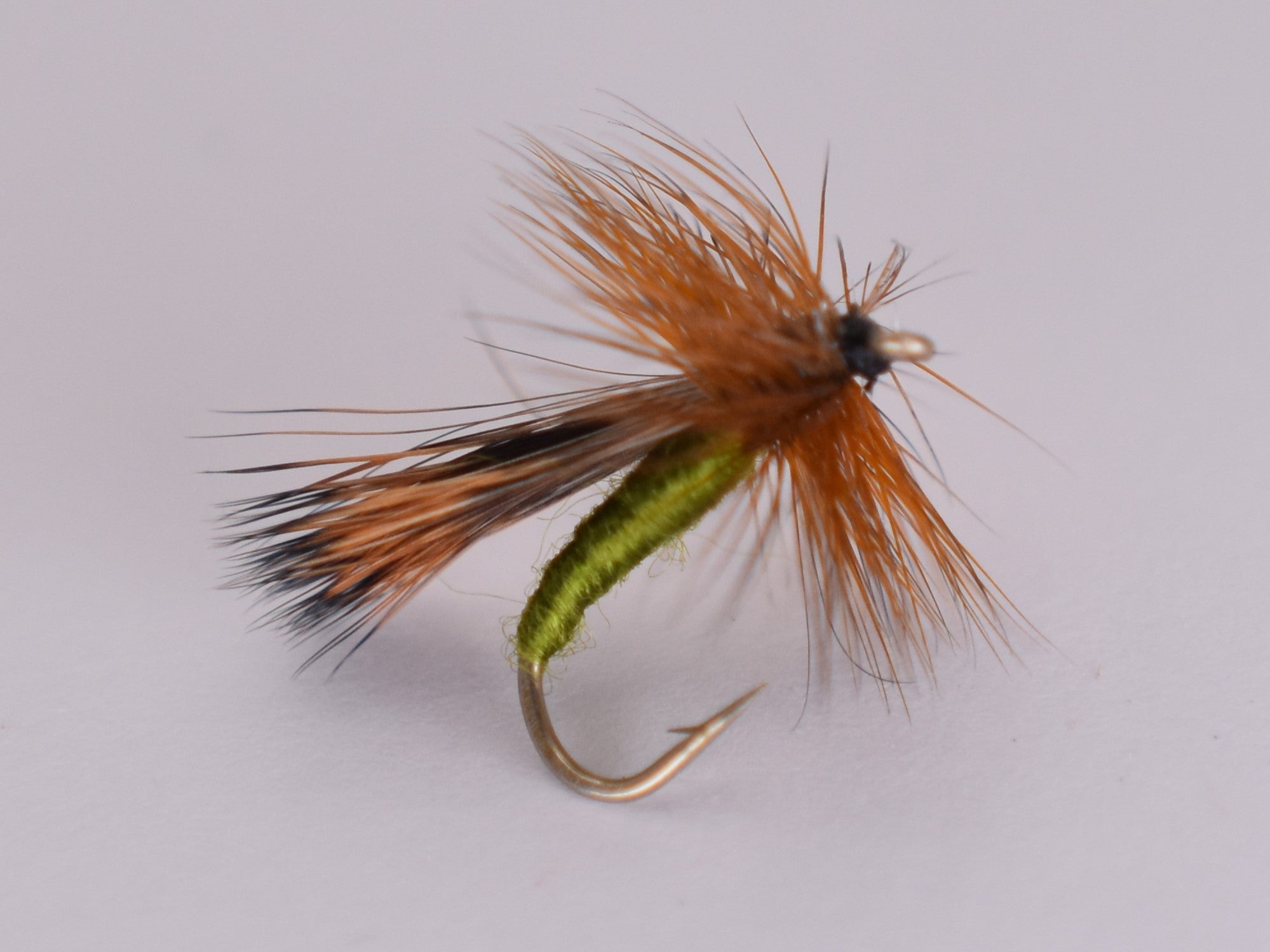 Chuck Caddis Olive (12 Pack) - DNA FISHING TACKLE