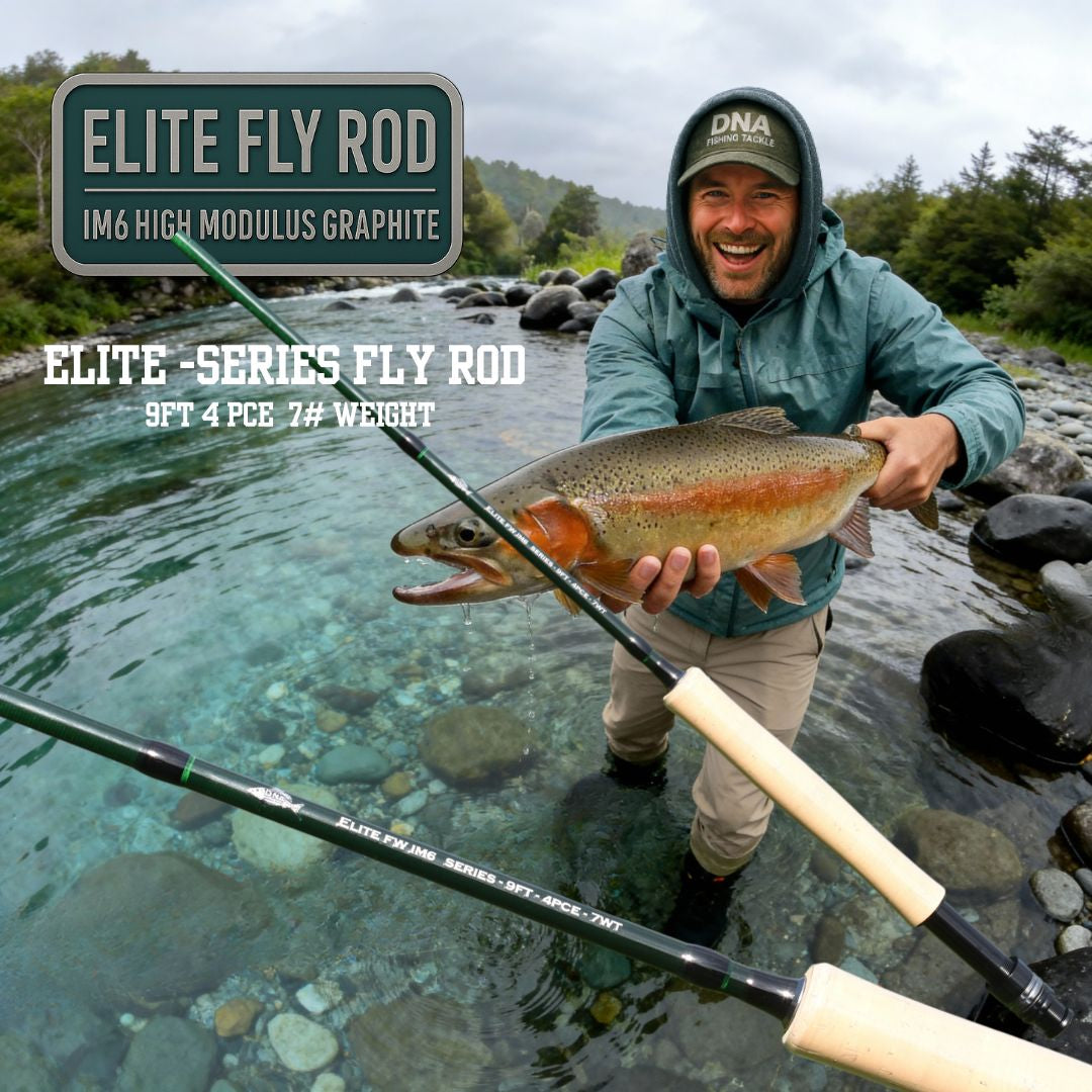 Elite IM6 FW Series Fly Rod - 9" 4pce- Line Weight 7