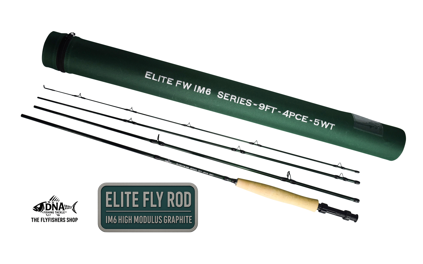 Elite IM6 FW Series Fly Rod - 9" 4pce - Line Weight 5