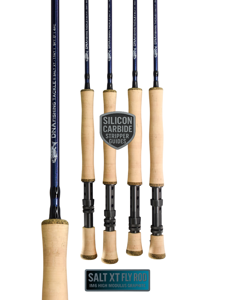 Salt XT Series Fly Rods — DNA Fishing Tackle – DNA FISHING TACKLE