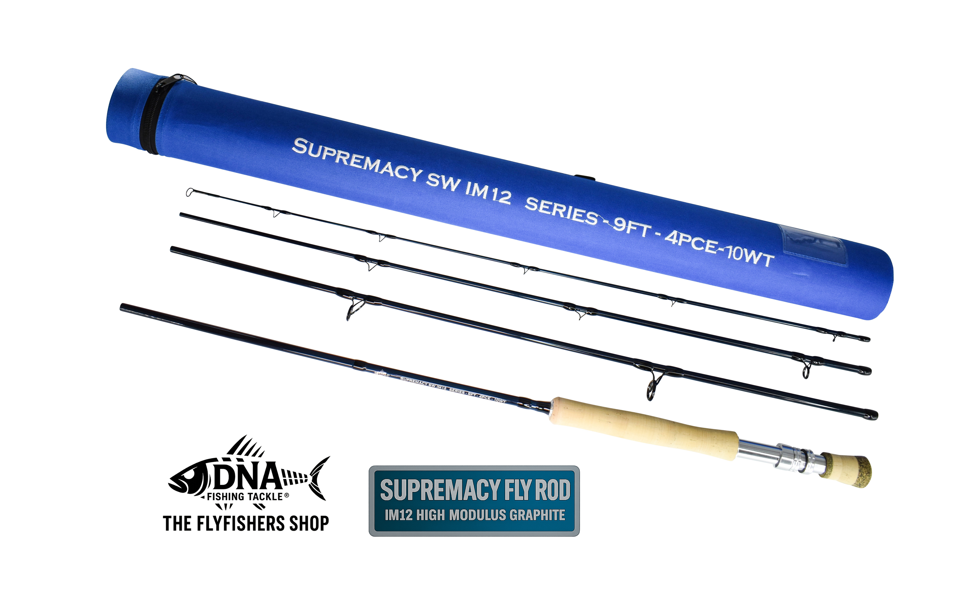 Supremacy IM12 SW Series Fly Rod - 9ft - Line Weight 10