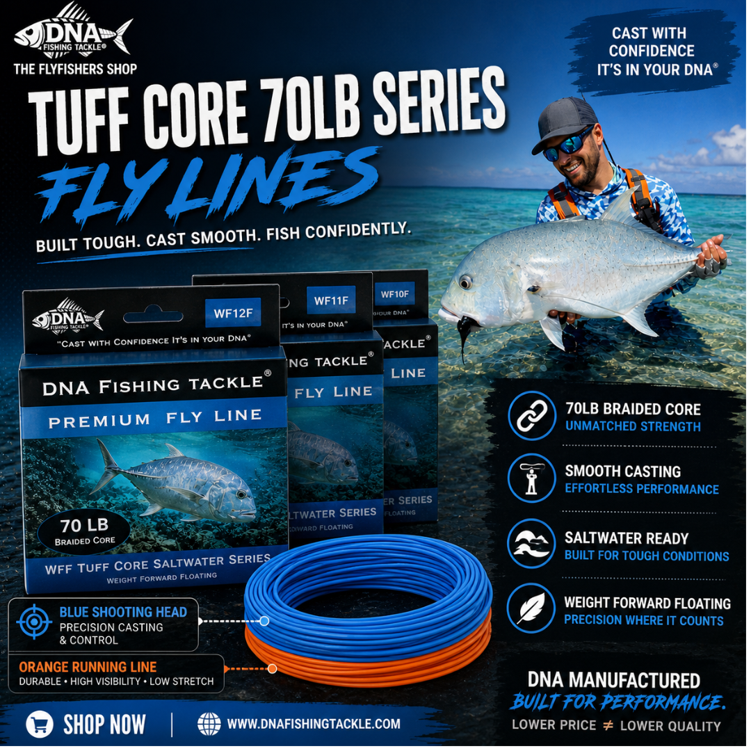 Tuff Core Premium Series Fly Line WFF 70lb Saltwater
