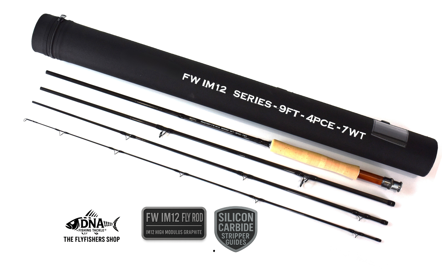 FW IM12 Series Fly Rod - 9ft 4 PCE - 7 Weight