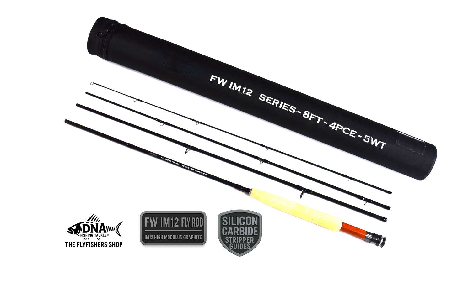 FW IM12 Series Fly Rod - 8ft - 4 PCE 5 Weight