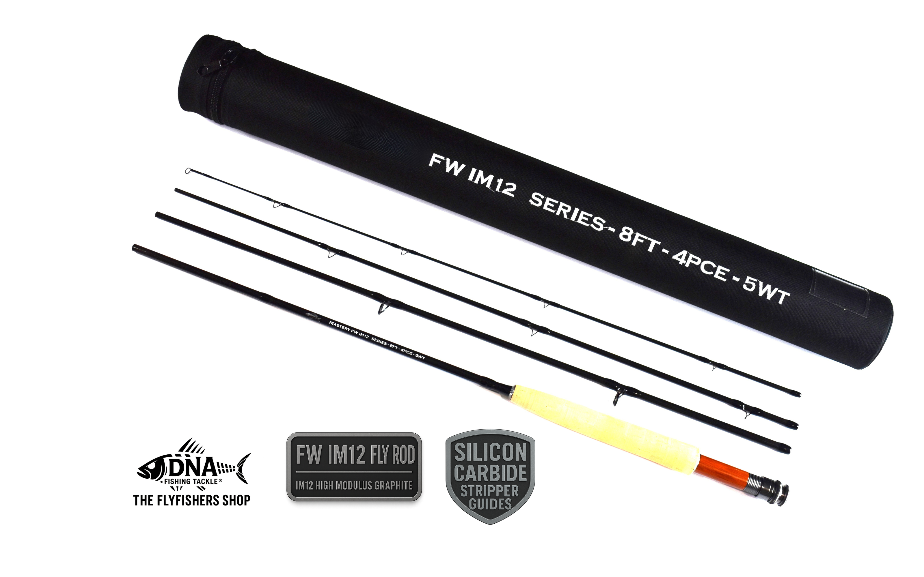FW IM12 Series Fly Rod - 8ft - 4 PCE 5 Weight
